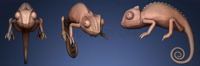 3D model Hameleon (STL)